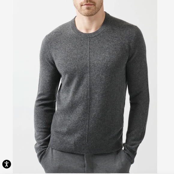 ATM by Anthony Thomas Melillo Cashmere Exposed Seam Crewneck Sweater NWOT/sz XL - Picture 5 of 8